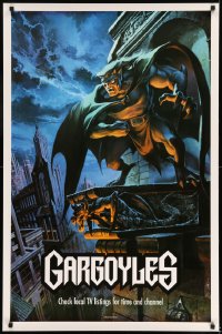 6z355 GARGOYLES 1sh 1994 Disney, striking fantasy cartoon artwork of entire cast!
