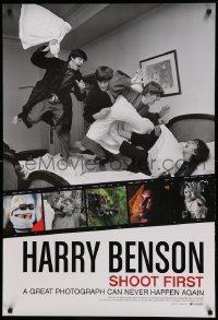 6z404 HARRY BENSON SHOOT FIRST 1sh 2016 his iconic photos of the Beatles, Ali, Clintons, more!
