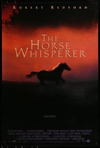 6z433 HORSE WHISPERER DS 1sh 1998 star & director Robert Redford, cool running horse image!