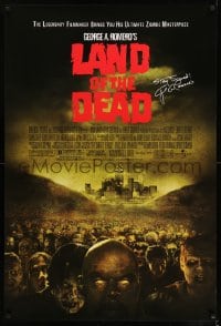 6z536 LAND OF THE DEAD 1sh 2005 George Romero zombie horror masterpiece, stay scared!