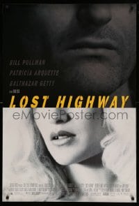 6z584 LOST HIGHWAY 1sh 1997 directed by David Lynch, Bill Pullman, pretty Patricia Arquette!