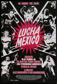 6z585 LUCHA MEXICO 1sh 2016 lucha libre, art of Santo, Blue Demon Jr., Shocker and more!