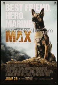 6z619 MAX advance DS 1sh 2015 wonderful image of canine dog hero in uniform!
