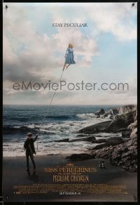6z637 MISS PEREGRINE'S HOME FOR PECULIAR CHILDREN style B advance DS 1sh 2016 Purnell being flown!