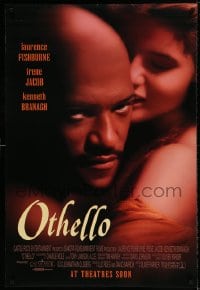6z683 OTHELLO advance DS 1sh 1995 Oliver Parker directed Shakespearean tragedy, Laurence Fishburne!