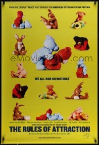 6z767 RULES OF ATTRACTION int'l 1sh 2002 wacky images of stuffed animals in compromising positions!