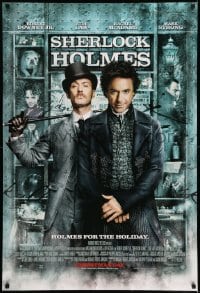 6z799 SHERLOCK HOLMES advance DS 1sh 2009 Guy Ritchie directed, Robert Downey Jr., Jude Law!
