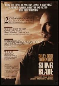 6z821 SLING BLADE 1sh 1996 star & director Billy Bob Thornton, many reviews!