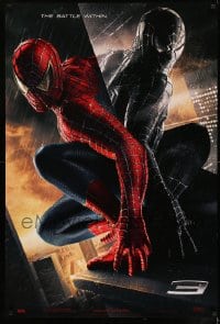 6z836 SPIDER-MAN 3 teaser 1sh 2007 Sam Raimi, the battle within, Tobey Maguire in red/black suits!