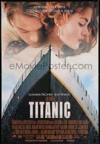 6z908 TITANIC DS 1sh 1997 Leonardo DiCaprio, Kate Winslet, directed by James Cameron!