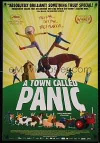 6z920 TOWN CALLED PANIC 1sh 2009 Stephane Aubier, Vincent Patar animation, wacky!