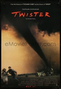 6z935 TWISTER int'l advance DS 1sh 1996 May 17 style, Bill Paxton & Helen Hunt tornados!