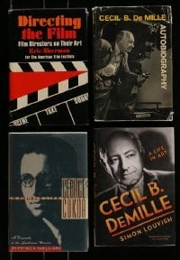 7a476 LOT OF 4 DIRECTOR BIOGRAPHY HARDCOVER BOOKS '50s-00s Cecil B. DeMille, George Cukor & more!
