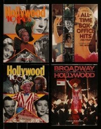 7a475 LOT OF 4 HARDCOVER MOVIE BOOKS '80s filled with great Hollywood images & information!