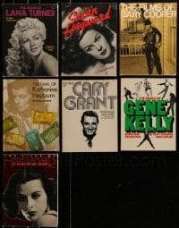 7a491 LOT OF 7 FILMS OF... SOFTCOVER MOVIE BOOKS '70s Lana Turner, Cary Grant, Gary Cooper +more!