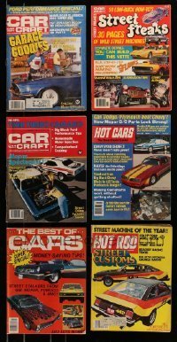 7a132 LOT OF 6 MUSCLE CAR MAGAZINES '70s-80s filled with great images & information!