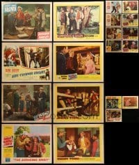7a060 LOT OF 19 WESTERN LOBBY CARDS '40s-50s incomplete sets from different cowboy movies!