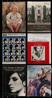 7a455 LOT OF 6 JULIEN'S AUCTION CATALOGS '04-11 items from Marilyn Monroe's estate & more!