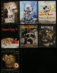 7a452 LOT OF 7 PROFILES IN HISTORY AUCTION CATALOGS '06-11 Hollywood memorabilia, animation+more!