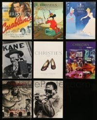 7a451 LOT OF 8 CHRISTIE'S EAST AUCTION CATALOGS '90s-00s color images of Hollywood collectibles!