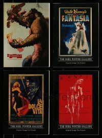 7a463 LOT OF 4 REEL POSTER GALLERY DEALER CATALOGS '99-10 filled with great movie artwork!