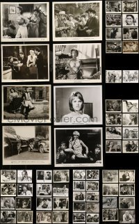 7a250 LOT OF 106 8X10 STILLS '40s-60s great scenes from a variety of different movies!
