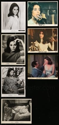7a336 LOT OF 7 BARBARA PARKINS 8X10 STILLS '60s-70s great scenes from some of her movies!