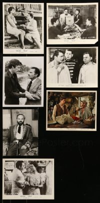 7a333 LOT OF 7 NEHEMIAH PERSOFF 8X10 STILLS '50s-70s great scenes from several of his movies!