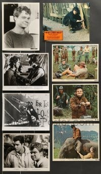 7a329 LOT OF 8 MICHAEL J. POLLARD 8X10 STILLS '60s-70s great scenes from several of his movies!