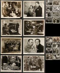 7a284 LOT OF 24 BARTON MACLANE 8X10 STILLS '30s-50s great scenes from several of his movies!