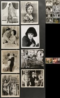 7a298 LOT OF 18 GINA LOLLOBRIGIDA 8X10 STILLS '50s-60s great scenes from several of her movies!