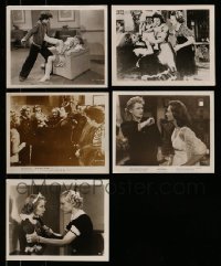 7a340 LOT OF 5 8X10 STILLS SHOWING WOMEN FIGHTING '30s-40s great scenes with girls catfighting!