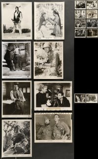 7a295 LOT OF 18 VICTOR MATURE 8X10 STILLS '40s-60s great scenes from several of his movies!