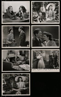 7a204 LOT OF 7 WOMAN OF THE YEAR REPRO 8X10 STILLS '80s Spencer Tracy, Katharine Hepburn