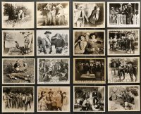 7a302 LOT OF 16 KEN MAYNARD 8X10 STILLS '30s-50s great scenes from several of his movies!