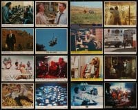 7a277 LOT OF 26 MINI LOBBY CARDS '70s-80s great scenes from a variety of different movies!