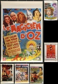 7a230 LOT OF 6 UNFOLDED REPRO COMMERCIAL POSTERS '90s Wizard of Oz, The Searchers & more!