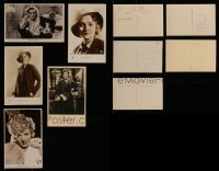 7a175 LOT OF 5 MARLENE DIETRICH EUROPEAN POSTCARDS '30s great portraits of the leading lady!
