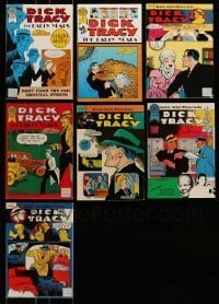 7a107 LOT OF 7 DICK TRACY COMIC BOOKS '80s Chester Gould, the first 7 issues of The Early Years!