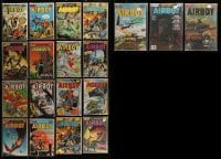 7a091 LOT OF 19 AIRBOY COMIC BOOKS '87-89 created by Charles Biro & Dick Wood!