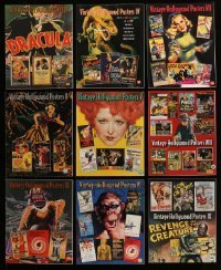 7a448 LOT OF 9 VINTAGE HOLLYWOOD POSTERS AUCTION CATALOGS '90s-00s filled with color images!