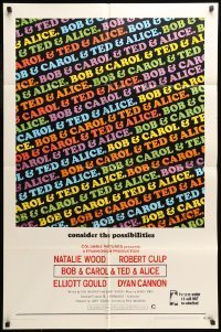 7b097 BOB & CAROL & TED & ALICE int'l 1sh 1969 directed by Paul Mazursky, Natalie Wood, Dyan Cannon!