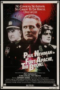 7b271 FORT APACHE THE BRONX 1sh 1981 Paul Newman & Edward Asner as New York City cops!