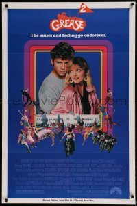 7b309 GREASE 2 advance 1sh 1982 Michelle Pfeiffer in her first starring role, Maxwell Caulfield