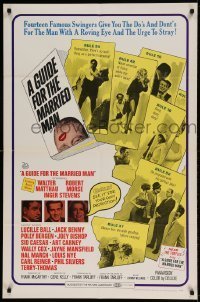 7b317 GUIDE FOR THE MARRIED MAN 1sh 1967 written by America's most famous swingers!