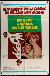 7b373 HOW TO SAVE A MARRIAGE 1sh 1968 Dean Martin, Stella Stevens, Eli Wallach, Anne Jackson