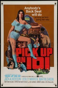 7b617 PICK UP ON 101 1sh 1972 sexy Lesley Ann Warren knows where she wants to go!