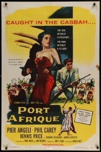 7b634 PORT AFRIQUE 1sh 1956 super sexy Pier Angeli caught in the Casbah!