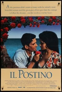7b637 POSTMAN int'l 1sh 1995 Italian romance, Philipe Noiret, Massimo Troisi, Il Postino!