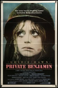 7b643 PRIVATE BENJAMIN 1sh 1980 funny image of depressed soldier Goldie Hawn!
